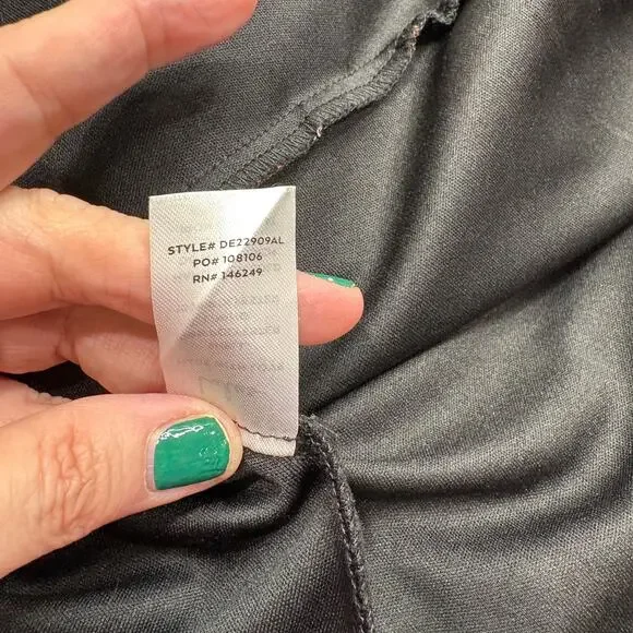 Lulus S Mini Dress Black Long Sleeve Floral Chiffon Ruffle Pleat Sheer Cottage - Picture 11 of 14